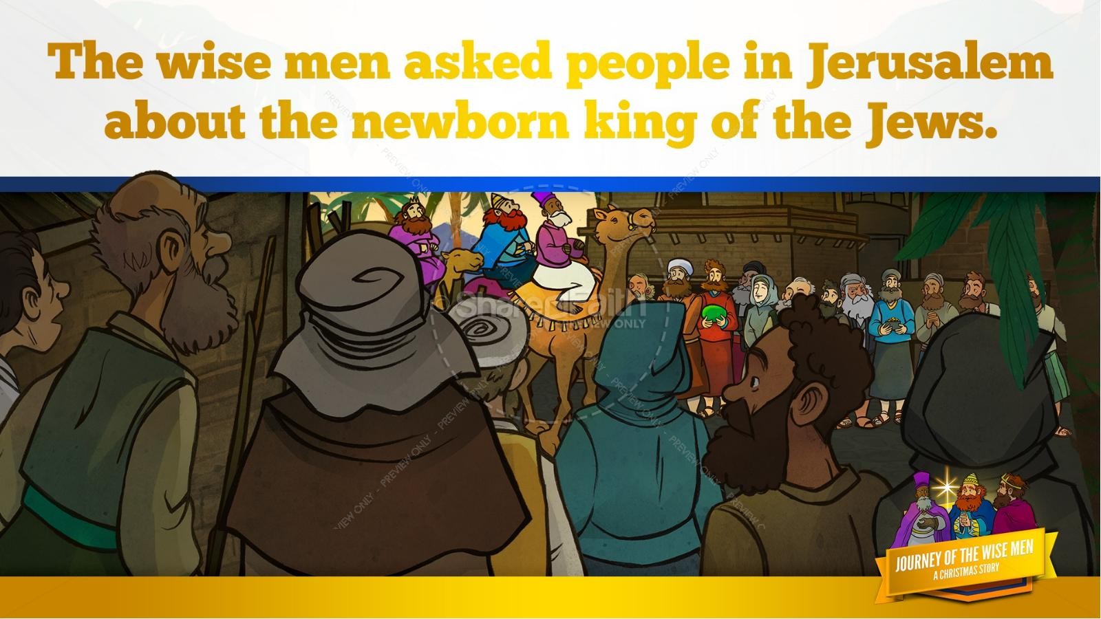 Matthew 2 Journey of the Wise Men: The Magi Christmas Story Kids Bible Lesson Thumbnail 20