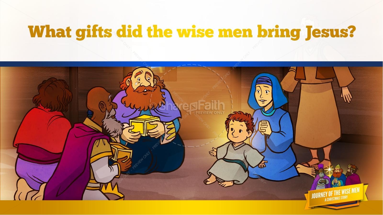 Matthew 2 Journey of the Wise Men: The Magi Christmas Story Kids Bible Lesson Thumbnail 31