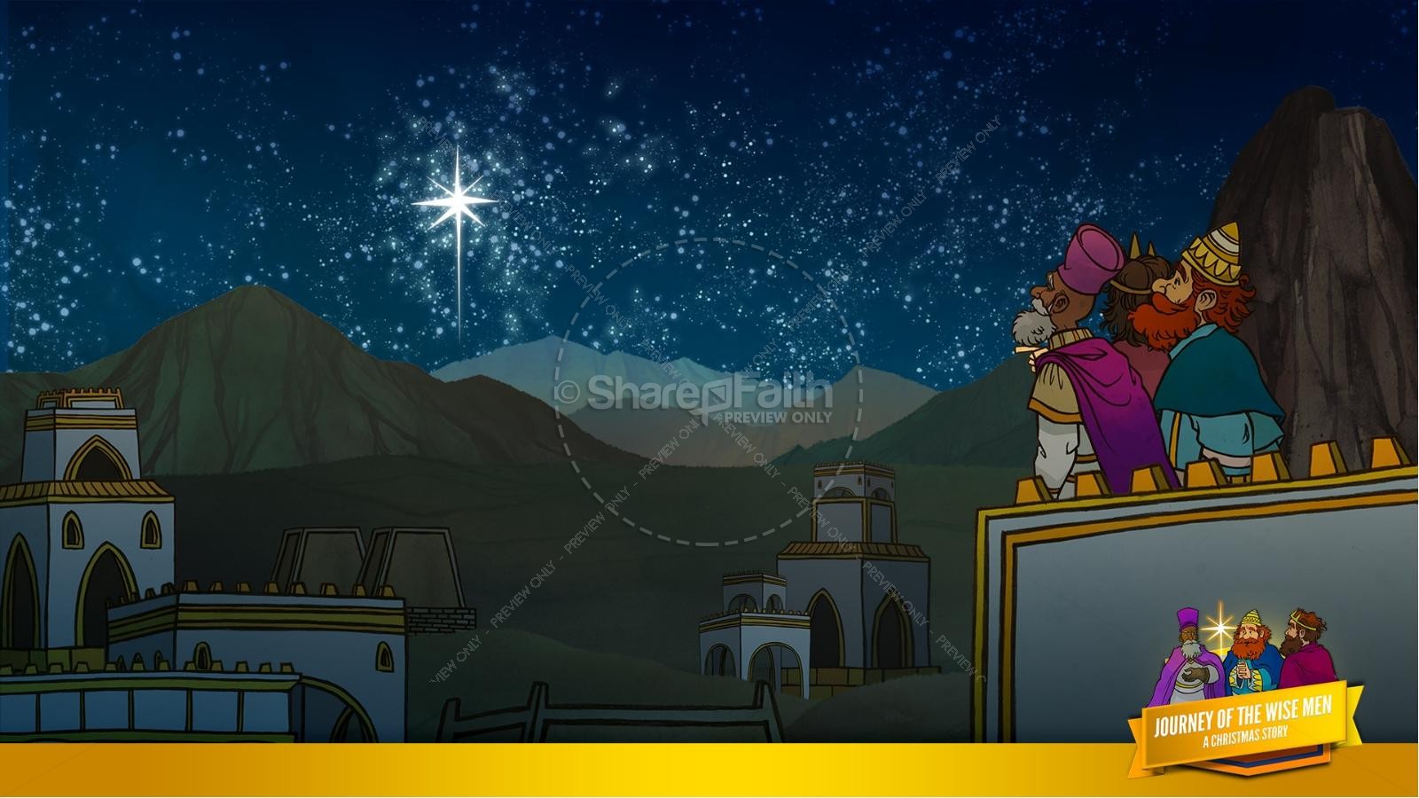 Matthew 2 Journey of the Wise Men: The Magi Christmas Story Kids Bible Lesson Thumbnail 10
