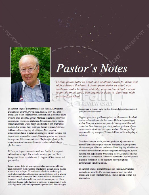 Pray Without Ceasing Church Newsletter | page 3