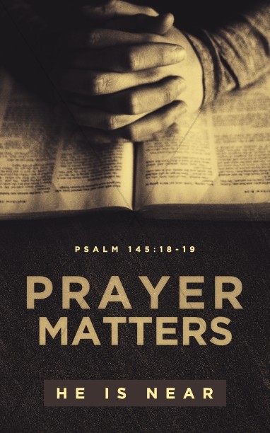 Scripture On Praying Church Bulletin Thumbnail Showcase