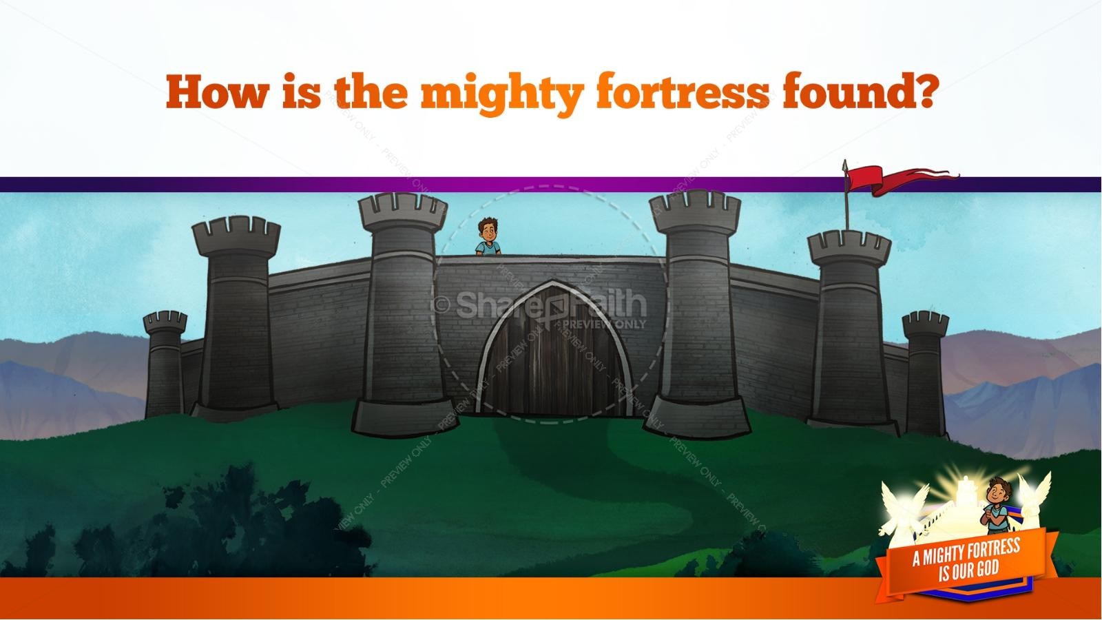 Psalm 91 A Mighty Fortress is our God Kids Bible Story Thumbnail 11
