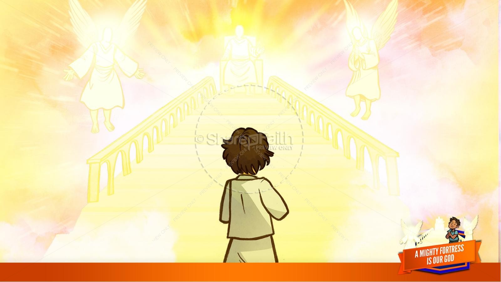 Psalm 91 A Mighty Fortress is our God Kids Bible Story Thumbnail 34