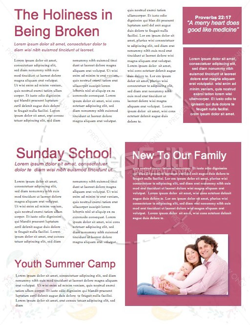 Love Never Gives Up Church Newsletter | page 2