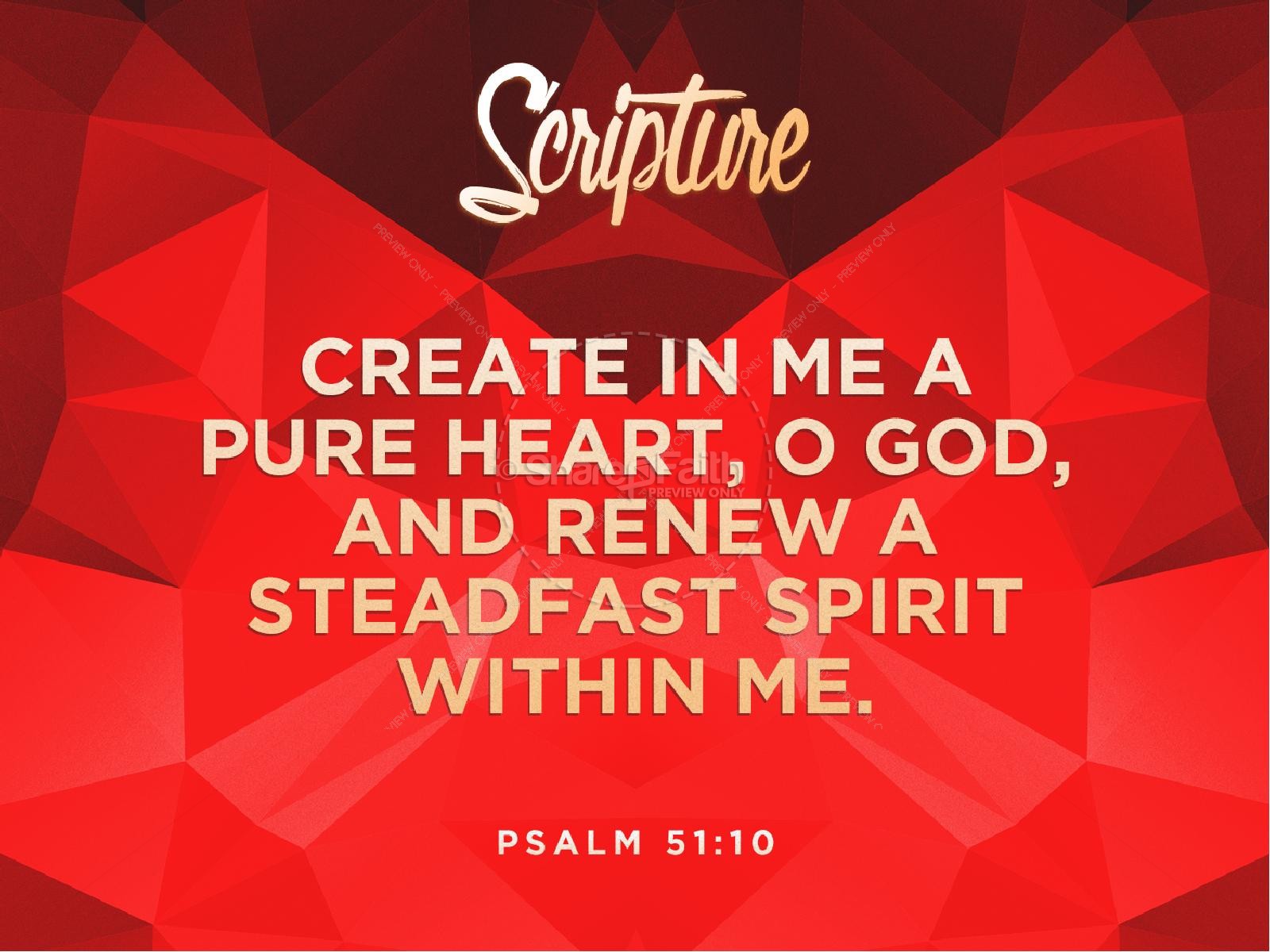 Create In Me A Pure Heart Sermon PowerPoint Thumbnail 4