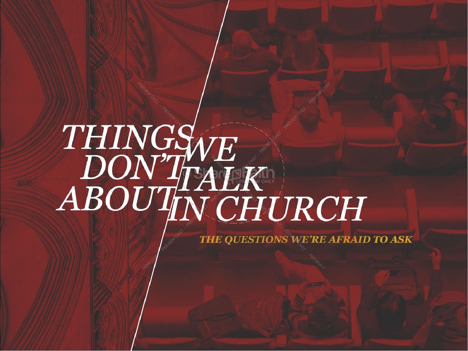 Things We Don't Talk About Church PowerPoint Thumbnail 1