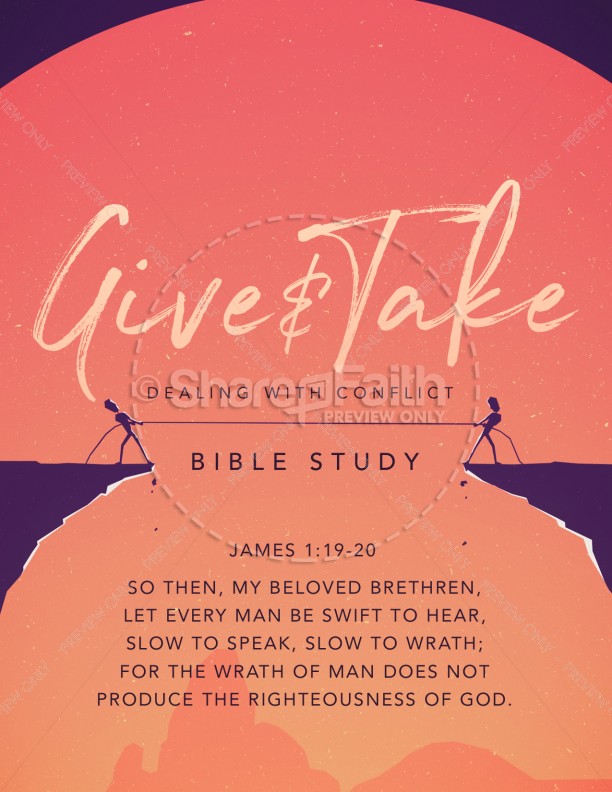 Give And Take Church Flyer Thumbnail Showcase