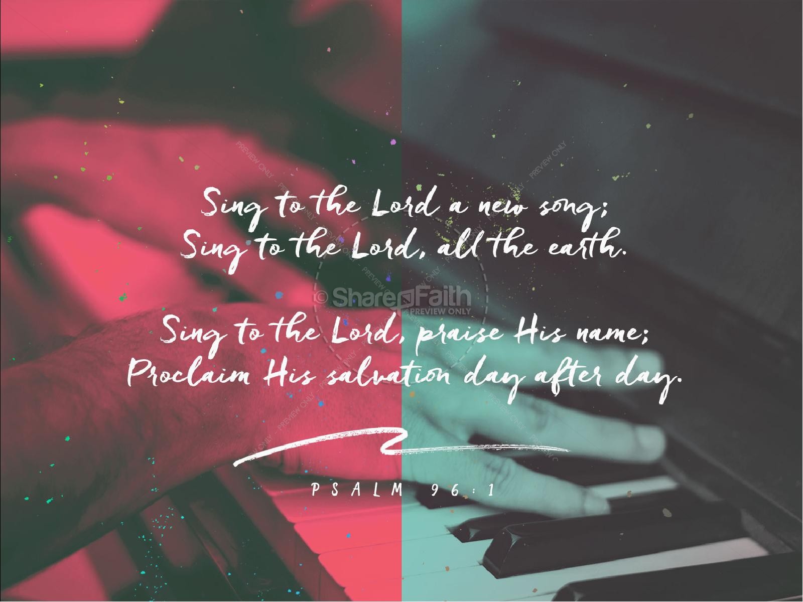 Sing to the Lord A New Song Sermon Series PowerPoint Thumbnail 4