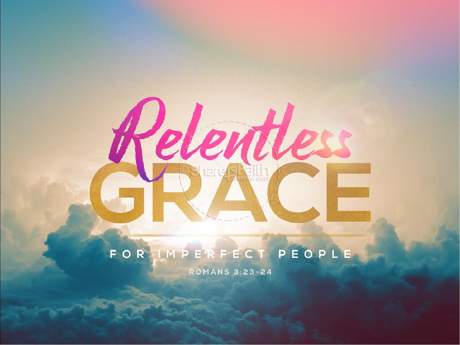 Relentless Grace Church PowerPoint Thumbnail 1
