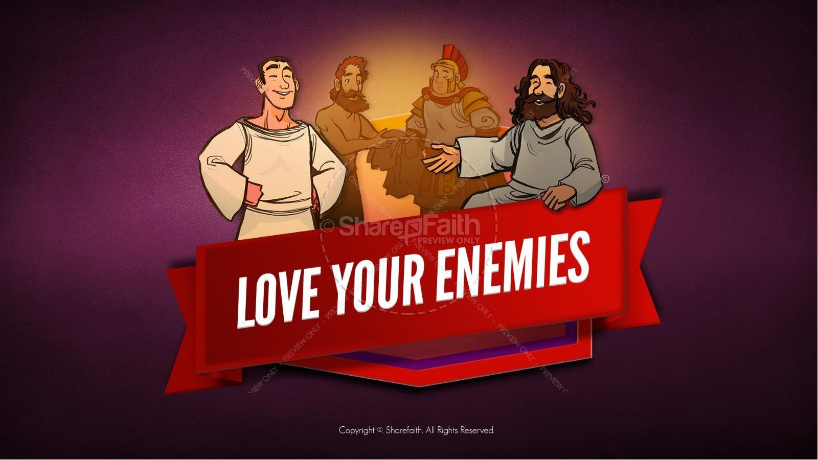 Matthew 5 Love Your Enemies Kids Bible Lesson Thumbnail 1