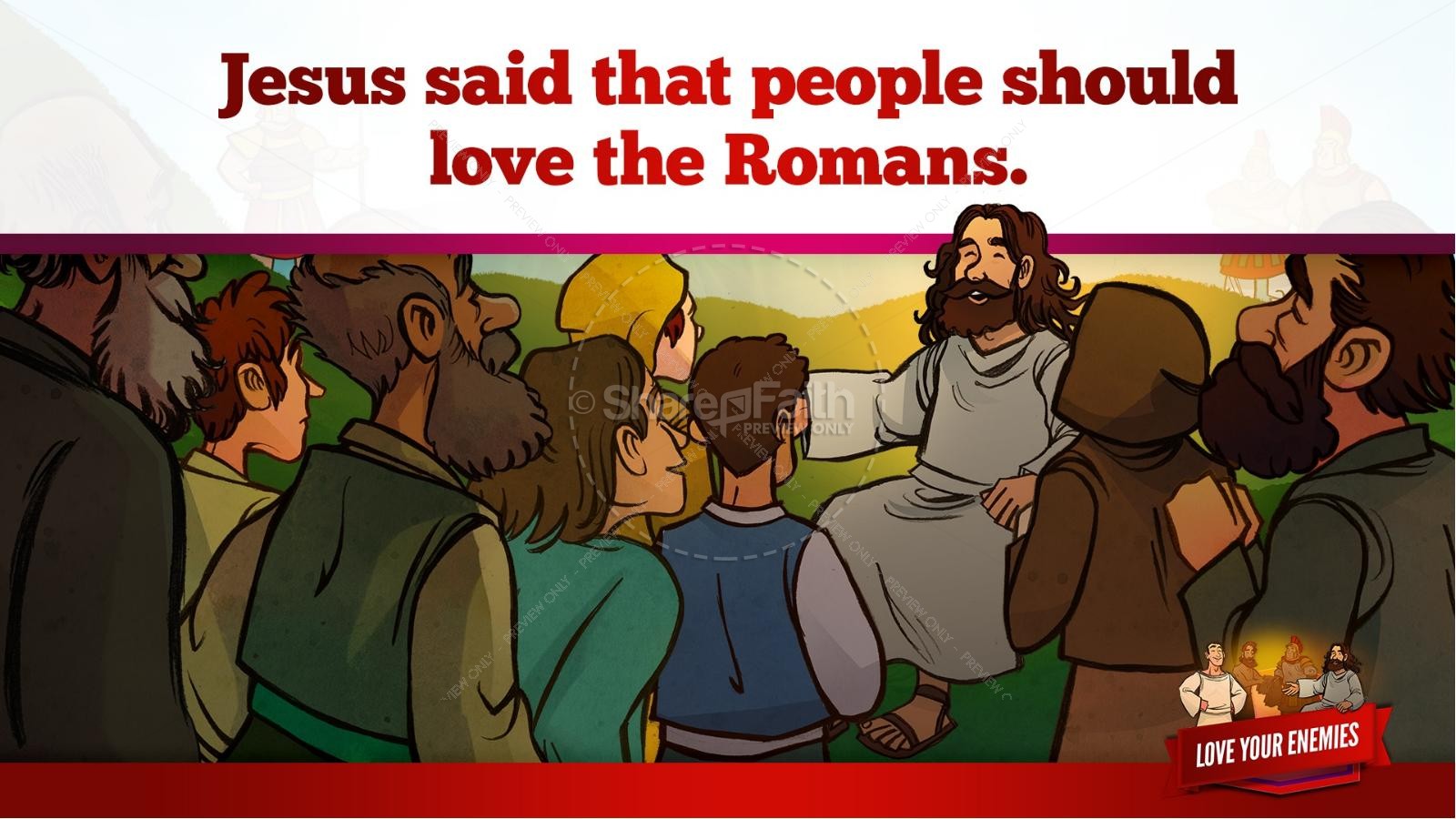 Matthew 5 Love Your Enemies Kids Bible Lesson | slide 16