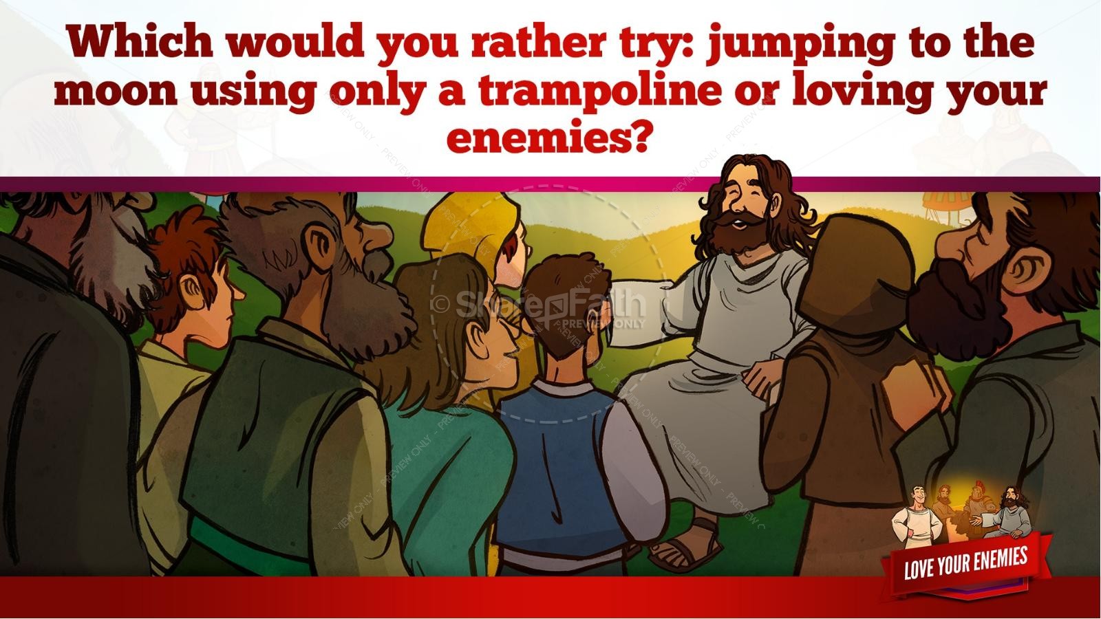 Matthew 5 Love Your Enemies Kids Bible Lesson Thumbnail 17
