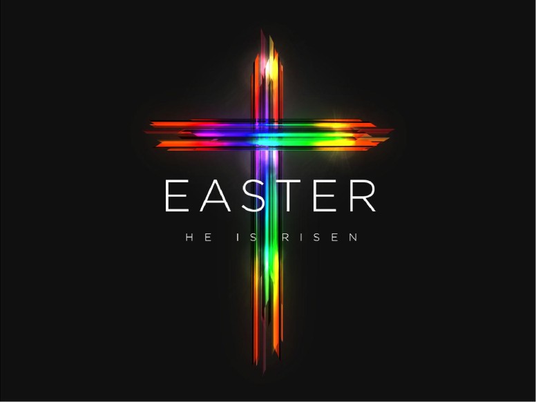 Easter Cross He Is Risen Sermon PowerPoint