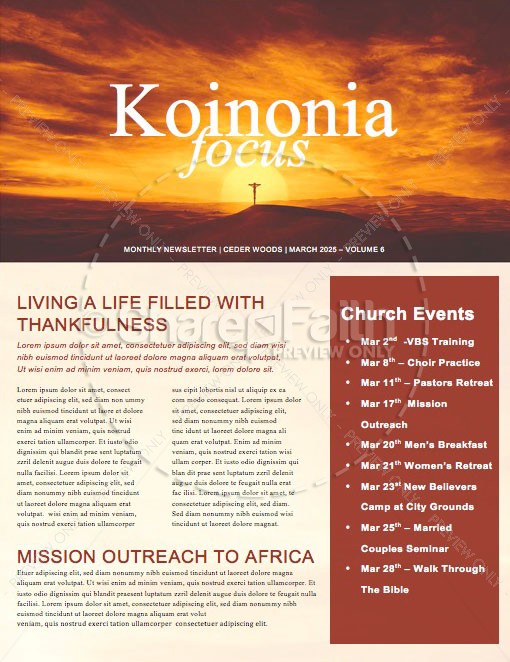 This Changes Everything Church Newsletter Thumbnail Showcase