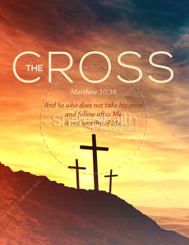 The Cross of Christ Church Flyer Template Thumbnail Showcase