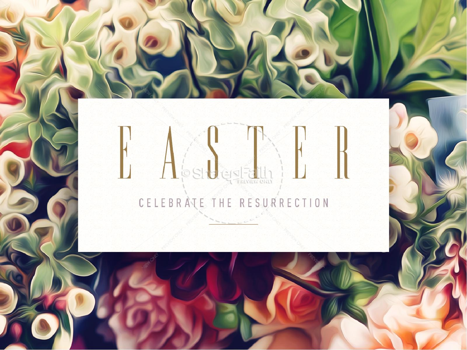 Easter Flower Church PowerPoint