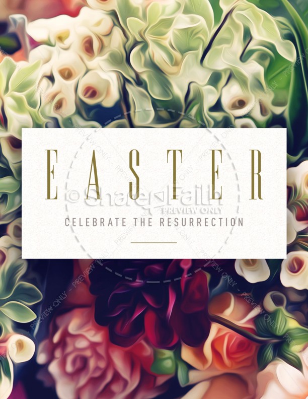 Easter Flower Church Flyer Thumbnail Showcase