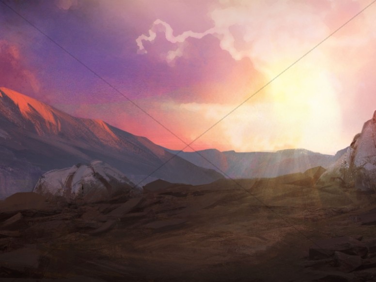 Sunrise In The Valley Easter Worship Background Thumbnail Showcase