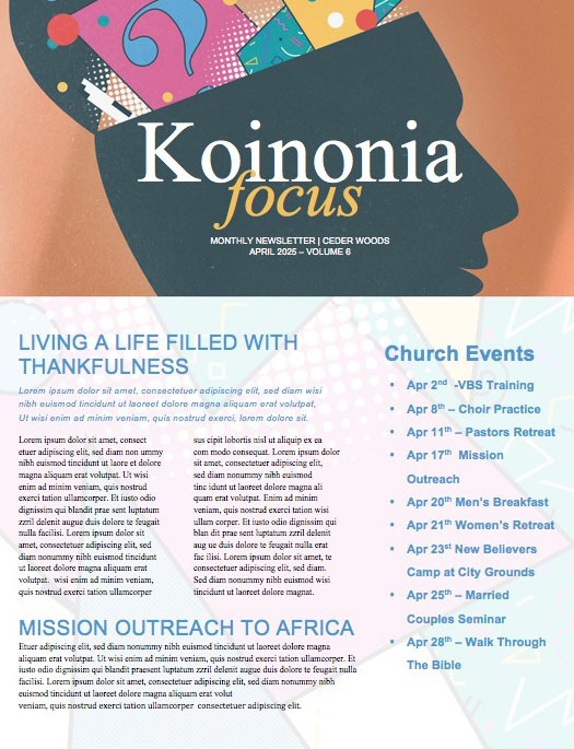 You Asked For It Church Newsletter