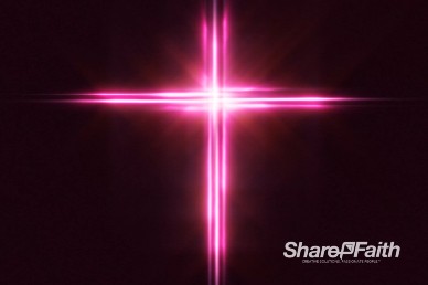 Light Wave Cross Worship Background Loop