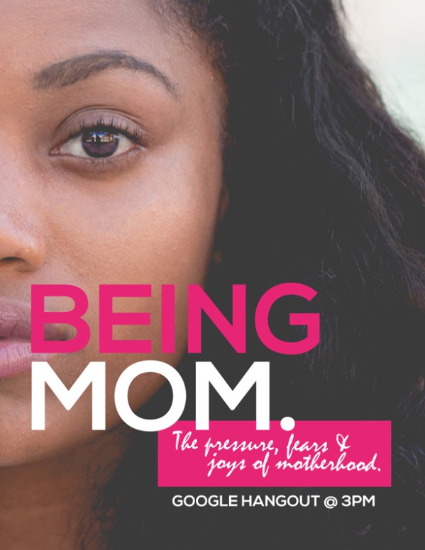 Being Mom Mother's Day Church Flyer