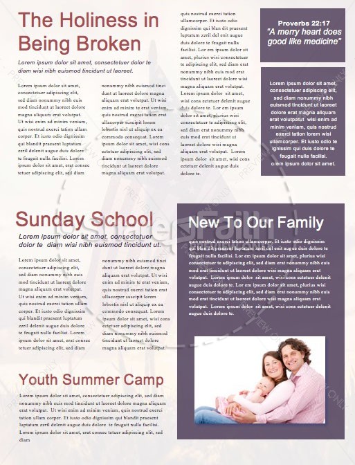 Memorial Day Weekend Church Newsletter | page 2