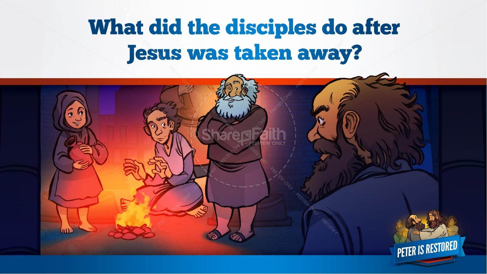 John 21 Peter Is Restored Kids Bible Lesson Thumbnail 15