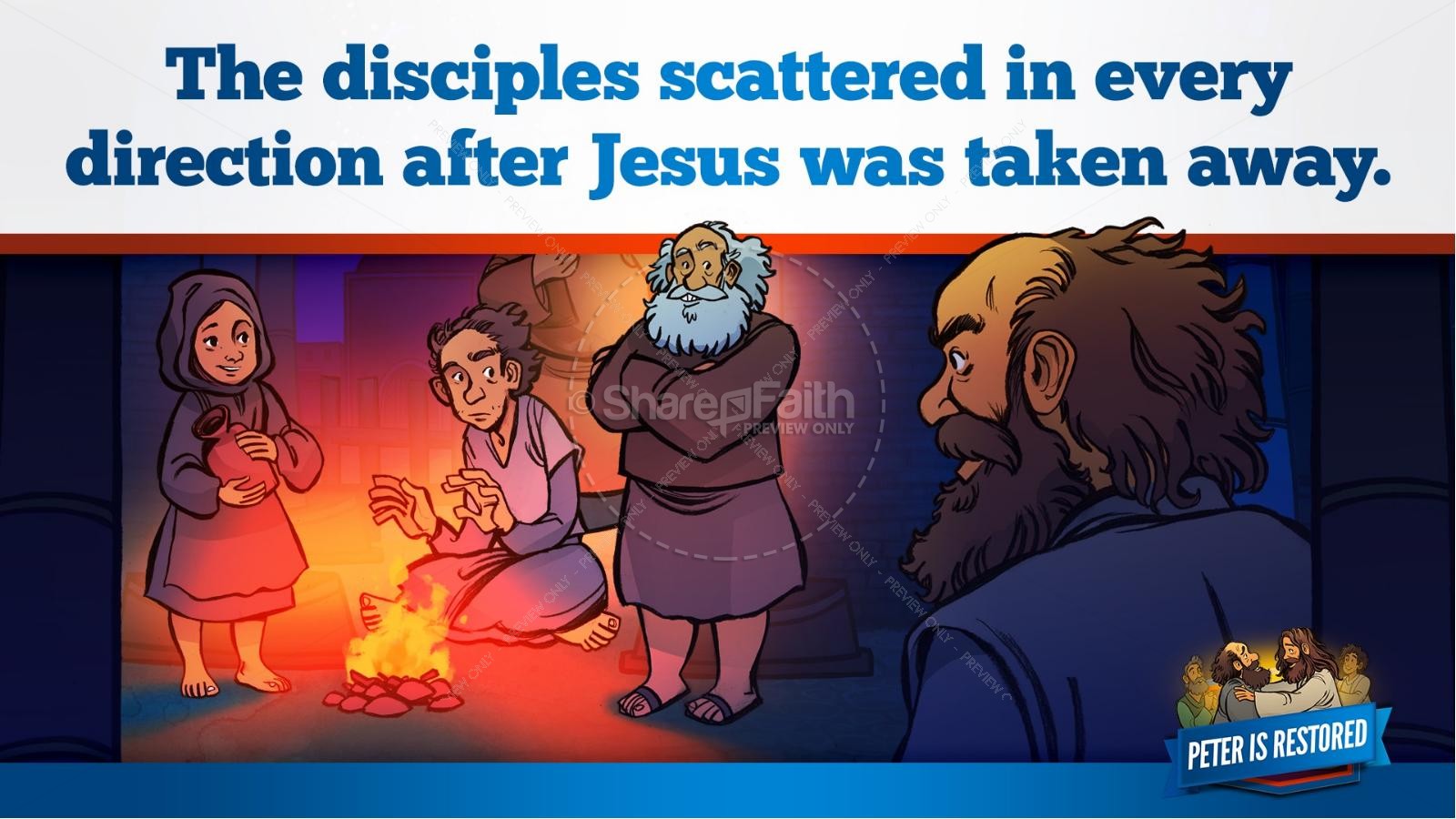 John 21 Peter Is Restored Kids Bible Lesson Thumbnail 16