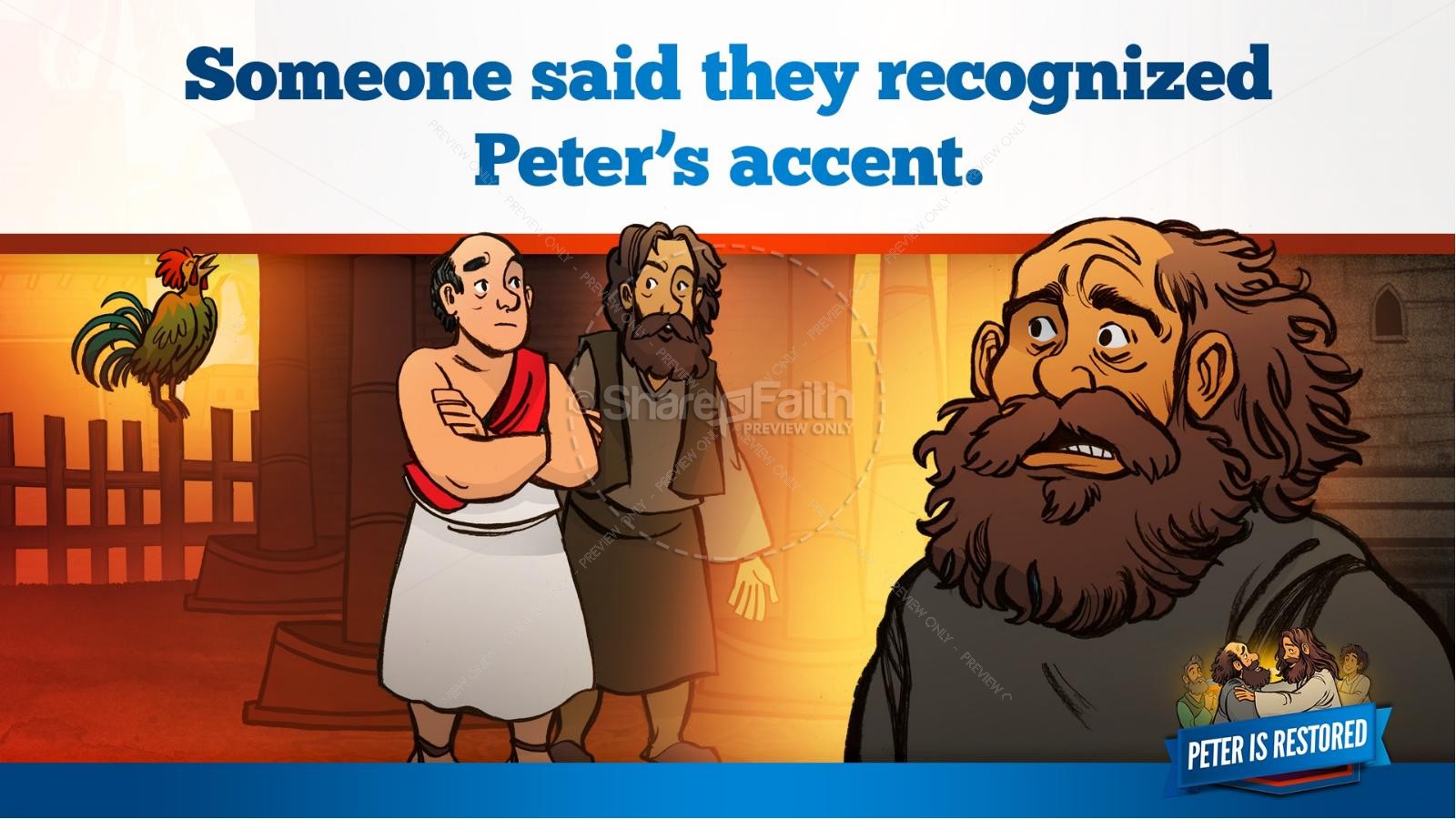 John 21 Peter Is Restored Kids Bible Lesson | slide 20