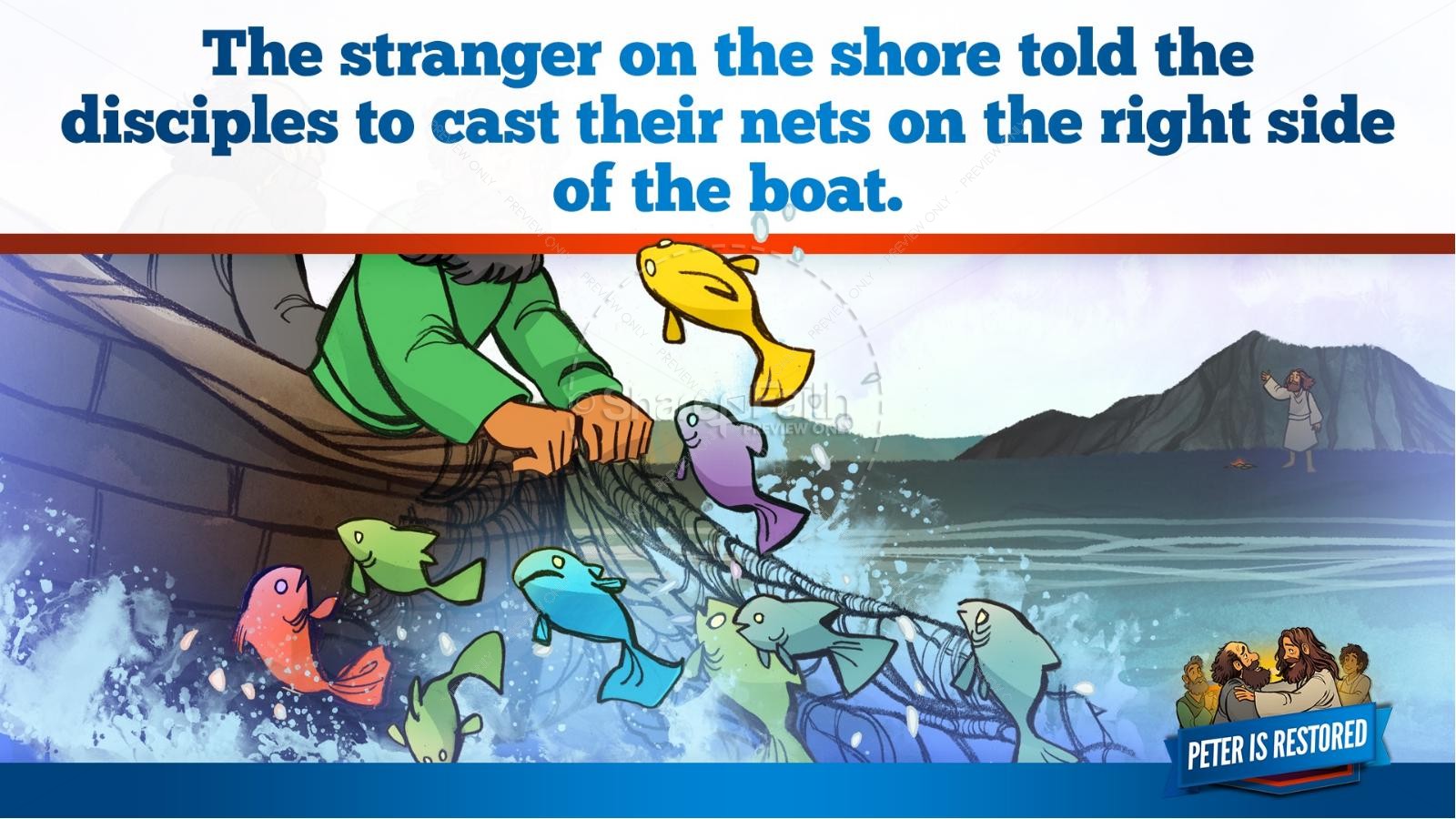 John 21 Peter Is Restored Kids Bible Lesson Thumbnail 28