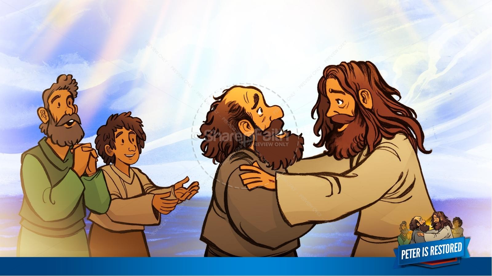 John 21 Peter Is Restored Kids Bible Lesson Thumbnail 34