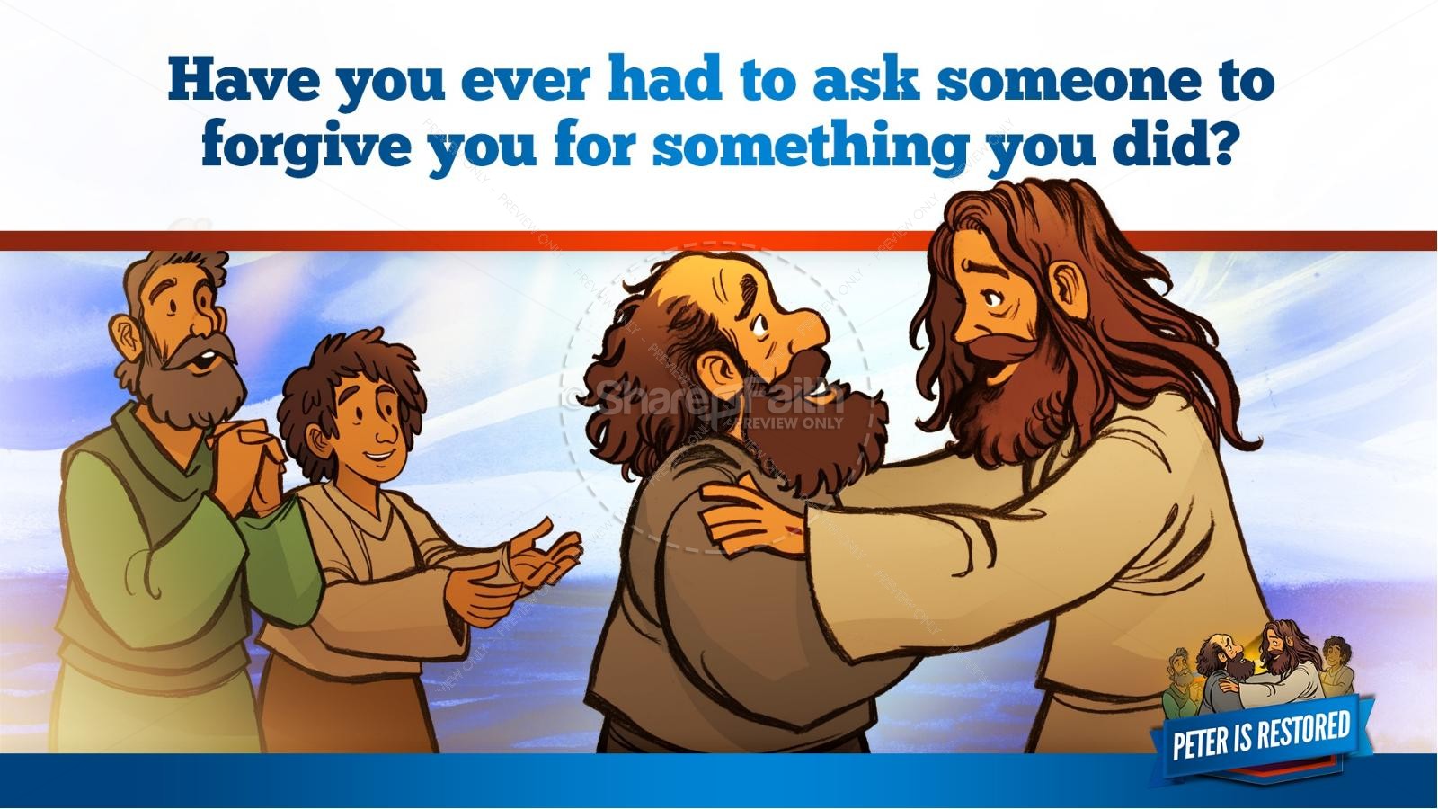 John 21 Peter Is Restored Kids Bible Lesson Thumbnail 37