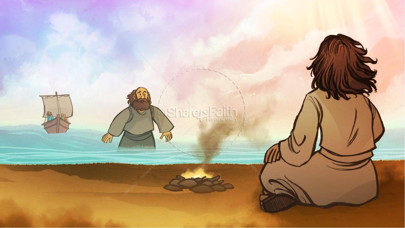 John 21 Peter Is Restored Kids Bible Lesson | Sharefaith Kids