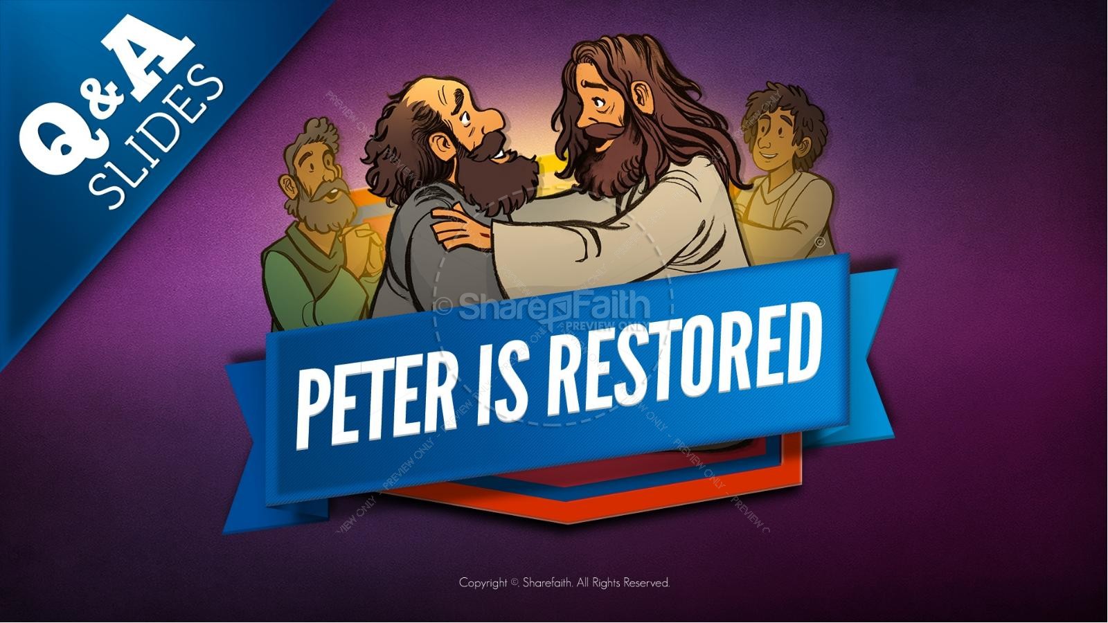 John 21 Peter Is Restored Kids Bible Lesson