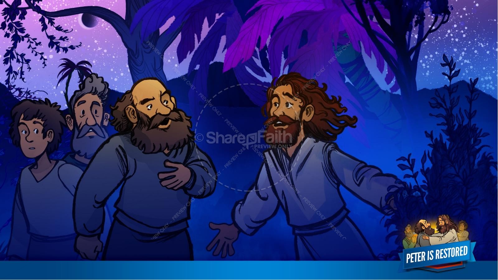 John 21 Peter Is Restored Kids Bible Lesson Thumbnail 10