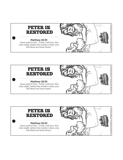 peter denies jesus coloring page