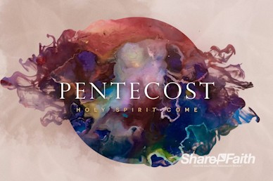 Holy Spirit Pentecost Church Motion Graphic