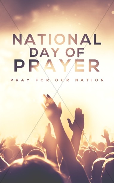 National Day of Prayer Worship Church Bulletin Thumbnail Showcase