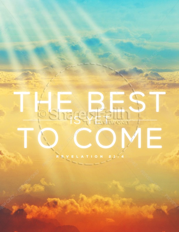 The Best Is Yet To Come Church Flyer Thumbnail Showcase