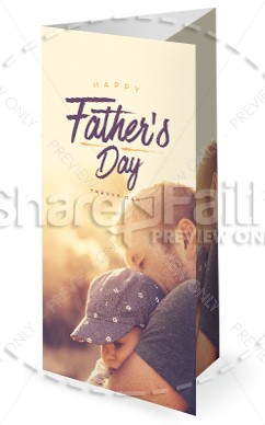 A Father's Love Church Father's Day Trifold Bulletin Thumbnail Showcase