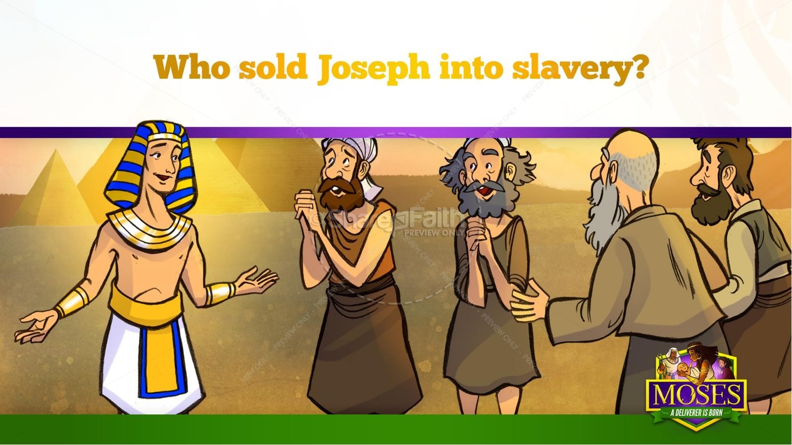 Exodus 2 Baby Moses Kids Bible Story | slide 11