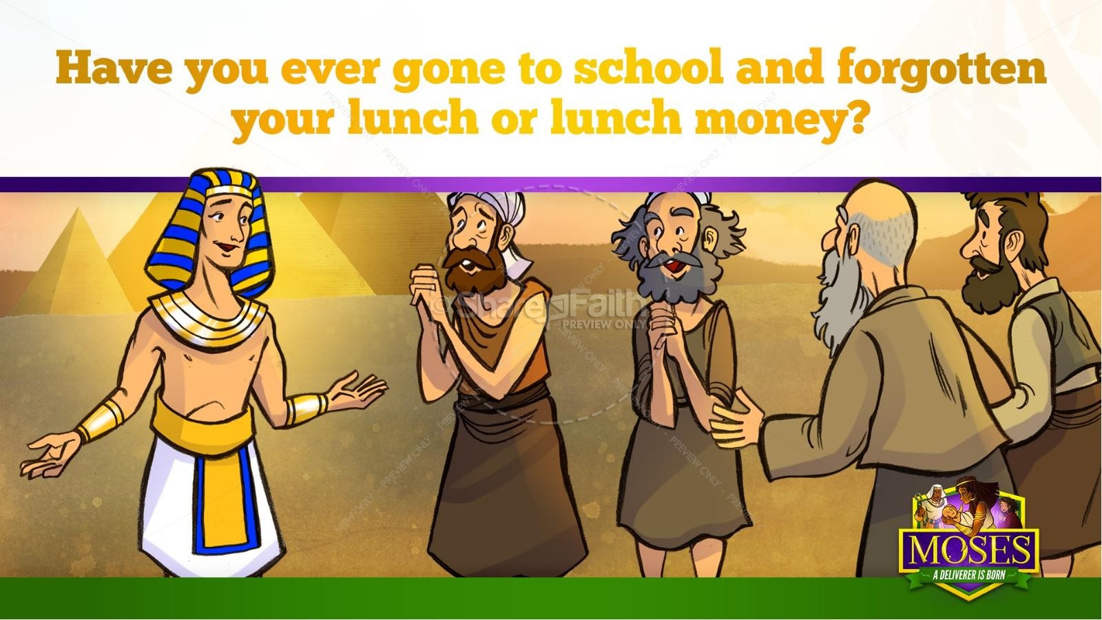 Exodus 2 Baby Moses Kids Bible Story | slide 13