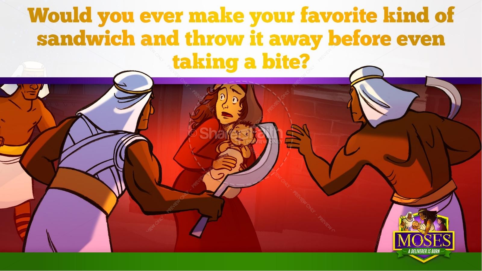 Exodus 2 Baby Moses Kids Bible Story Thumbnail 21