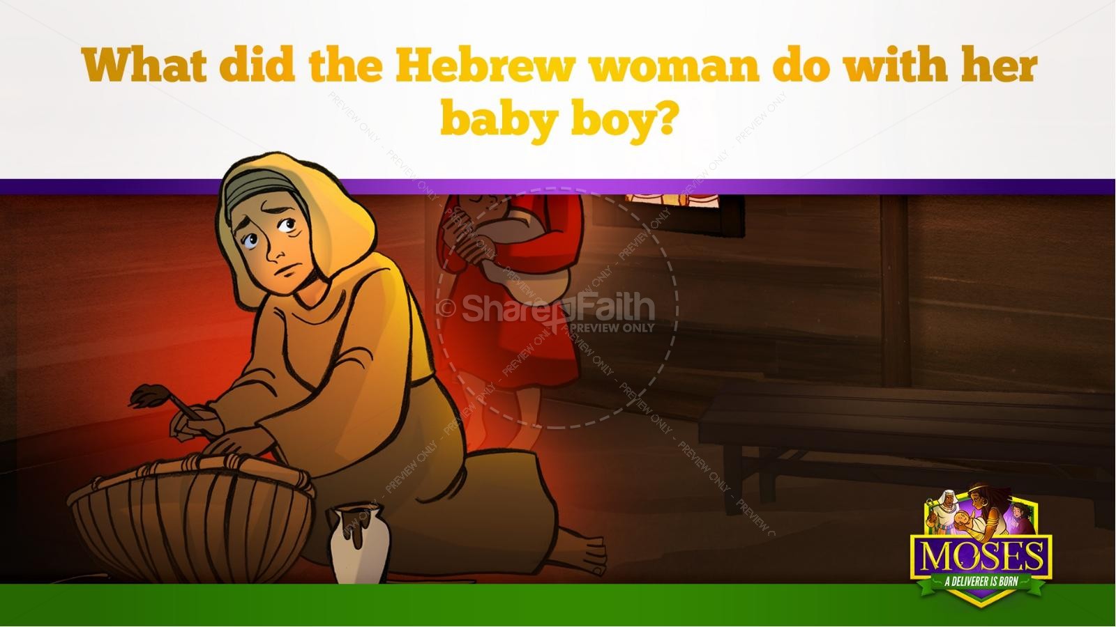 Exodus 2 Baby Moses Kids Bible Story Thumbnail 23