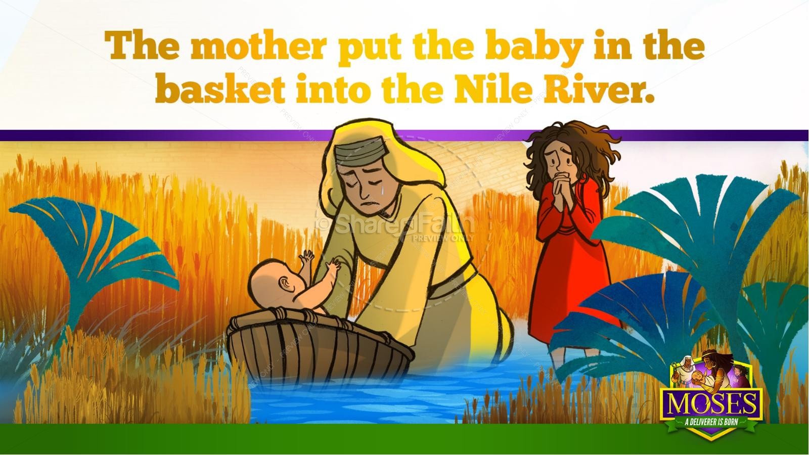 Exodus 2 Baby Moses Kids Bible Story Thumbnail 28