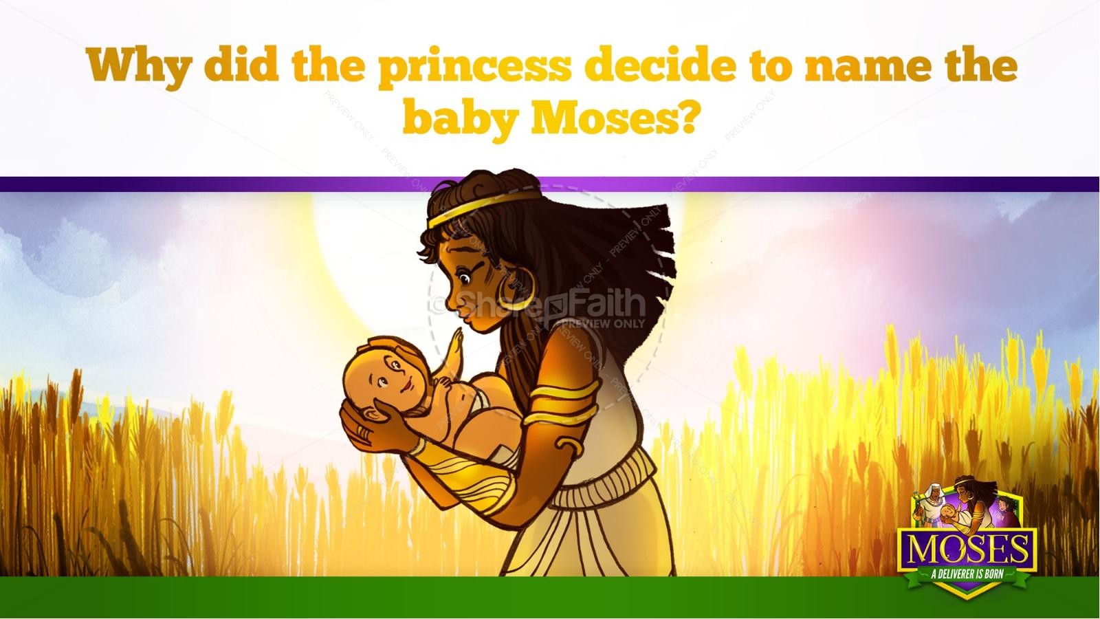 Exodus 2 Baby Moses Kids Bible Story Thumbnail 35