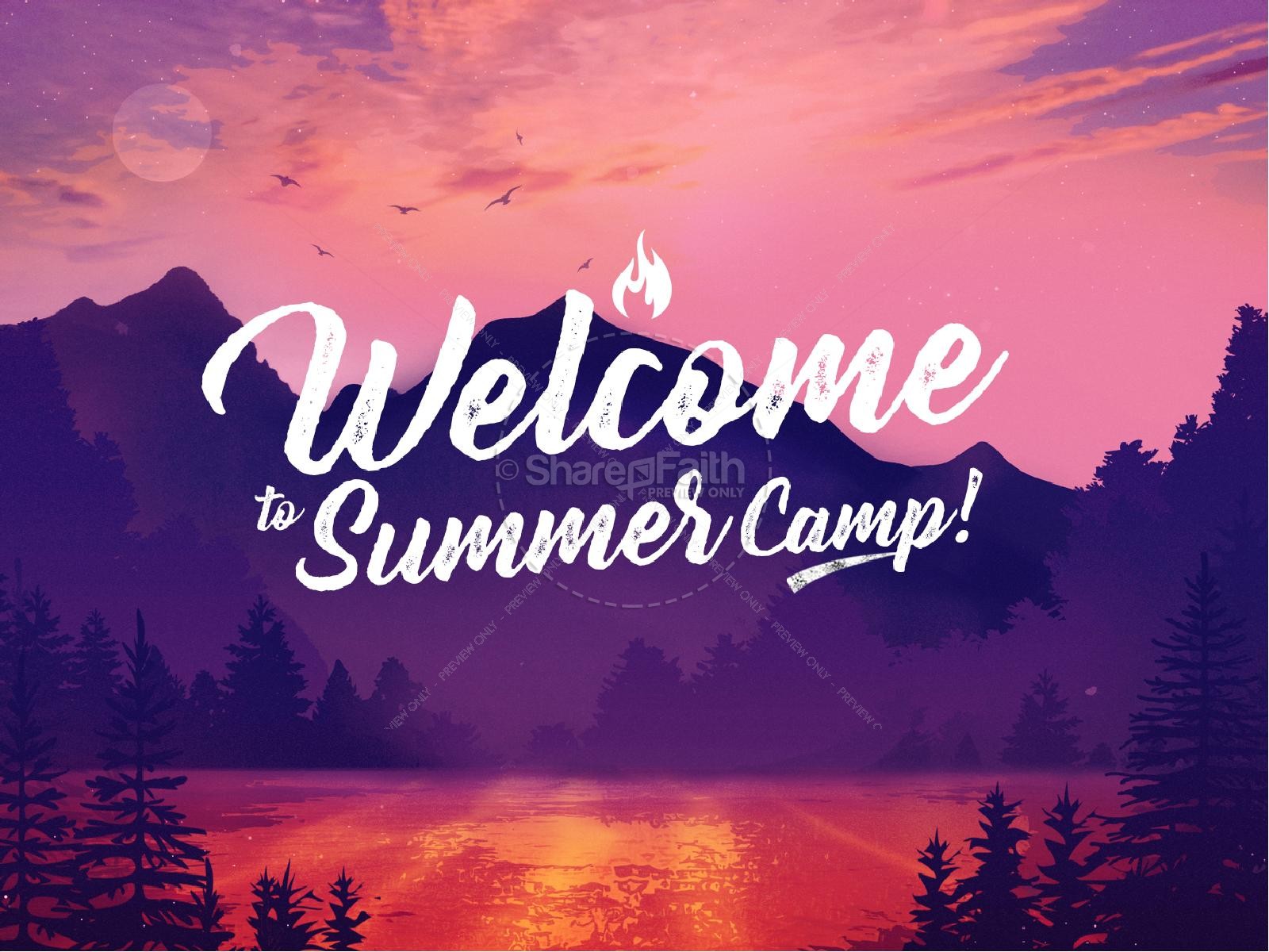 Church Summer Camp PowerPoint Thumbnail 2