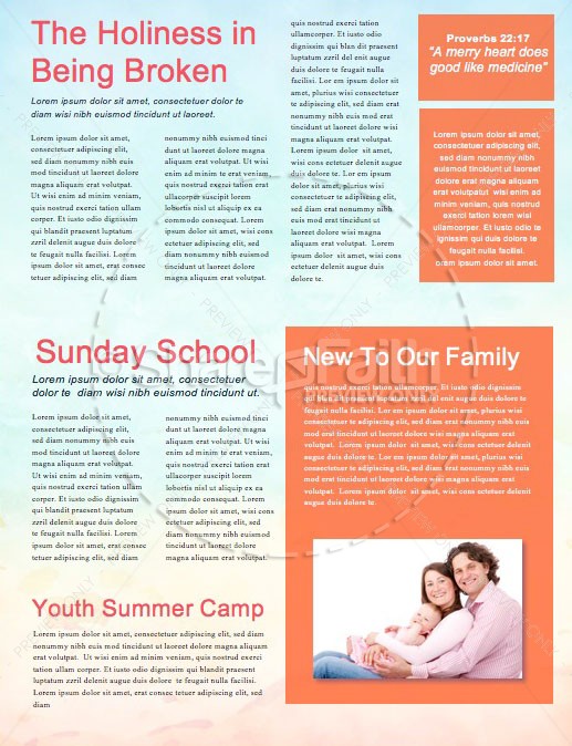 Summer Events Church Newsletter | page 2