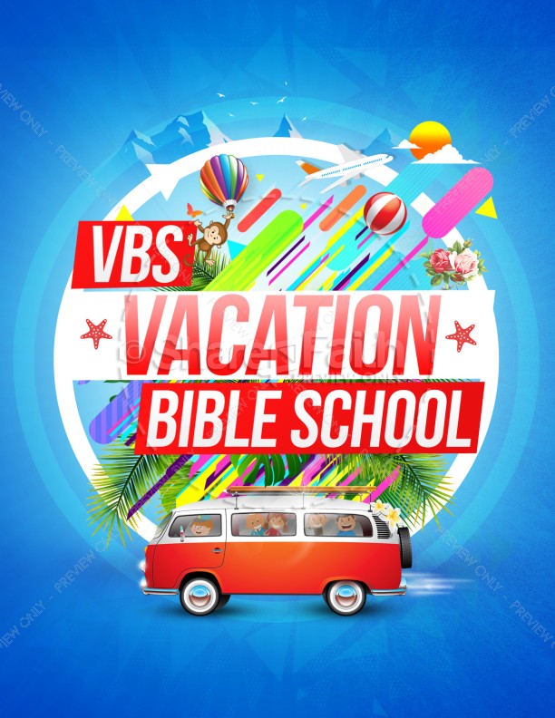 Church Vacation Bible School Flyer Thumbnail Showcase