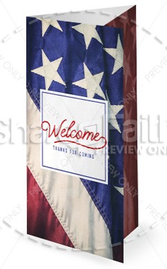 Celebrating the 4th of July Trifold Bulletin Cover Thumbnail Showcase